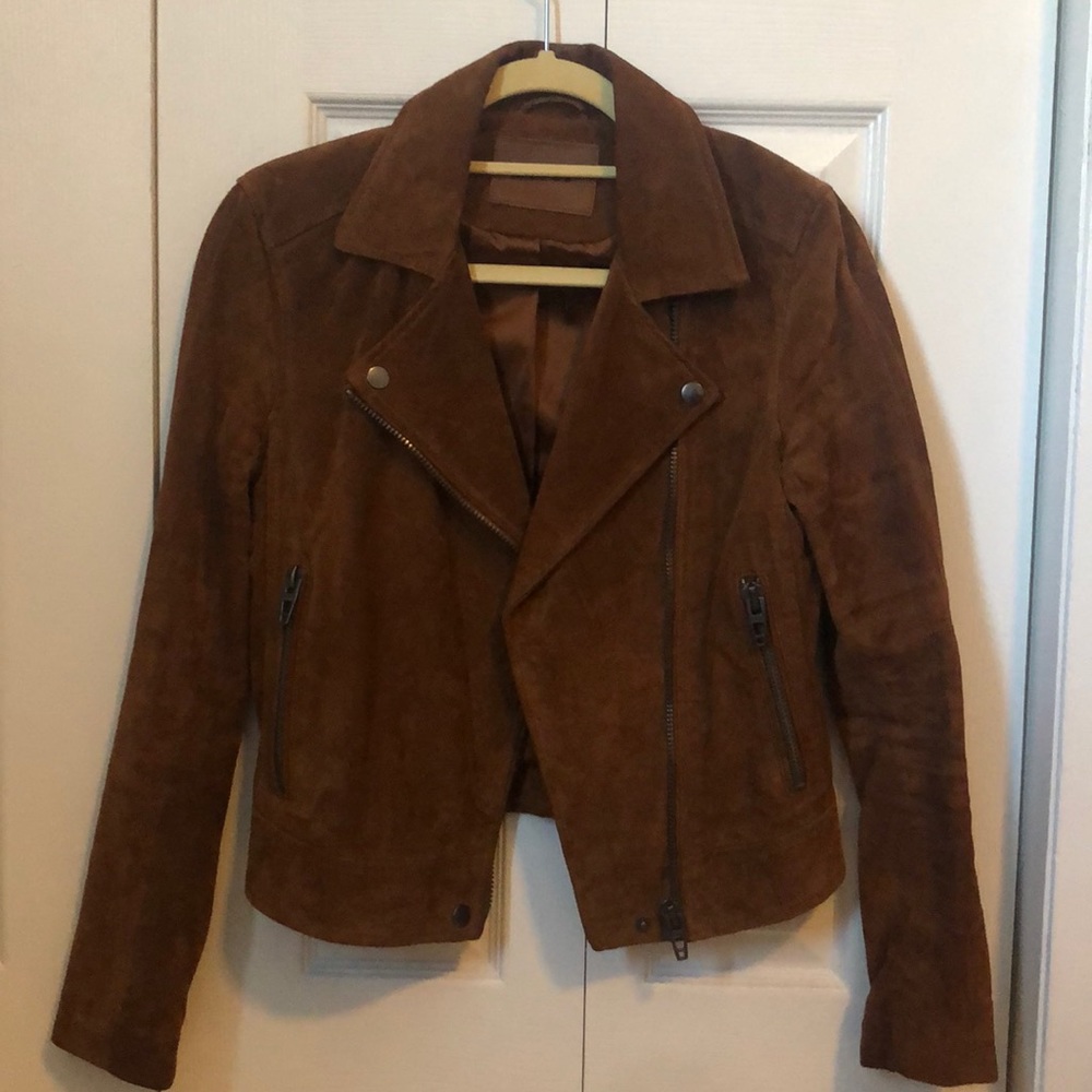 Blank NYC Suede Moto Jacket